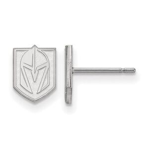 Sterling Silver NHL Vegas Golden Knights XS Post Earrings